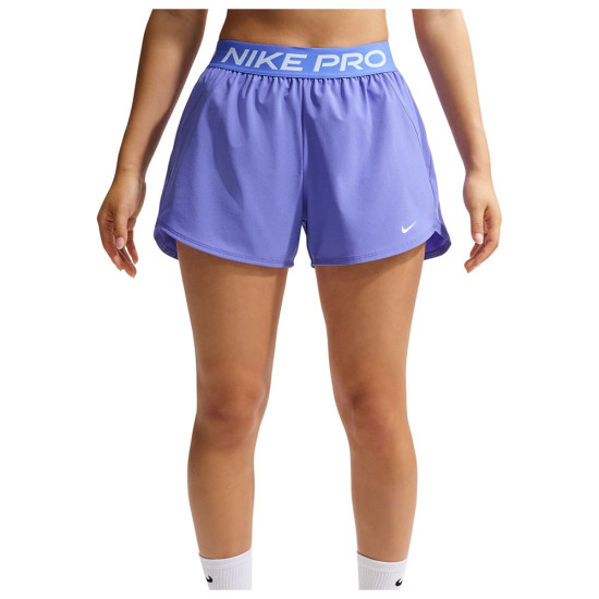 Nike Γυναικείο σορτς Pro Dri-FIT Mid-Rise Brief-Lined 3'' Woven Shorts